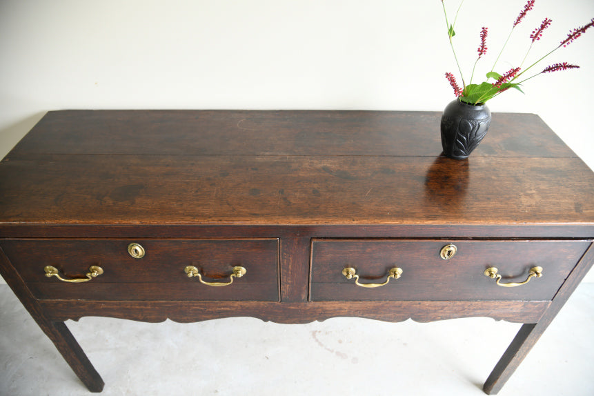 Antique 19th Century Oak Dresser Base