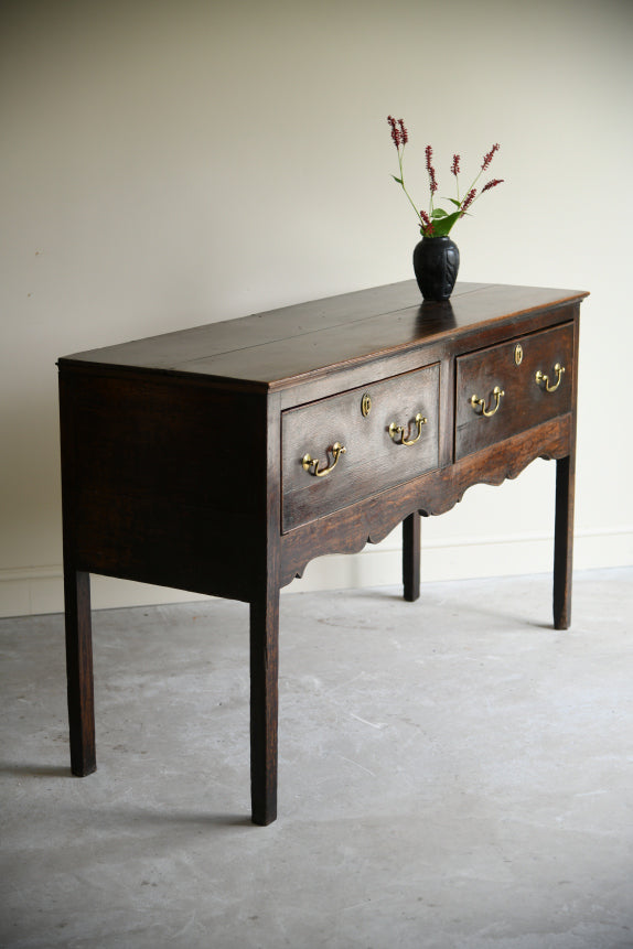 Antique 19th Century Oak Dresser Base