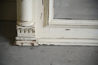 Antique Continental Painted Wall Mirror