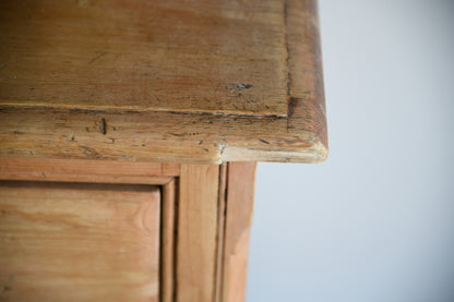 Antique Cornish Pine Glazed Dresser