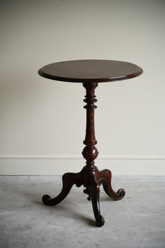 Antqiue Mahogany Occasional Tripod Table