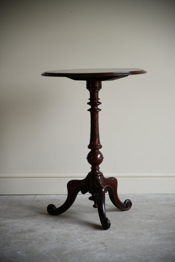 Antqiue Mahogany Occasional Tripod Table