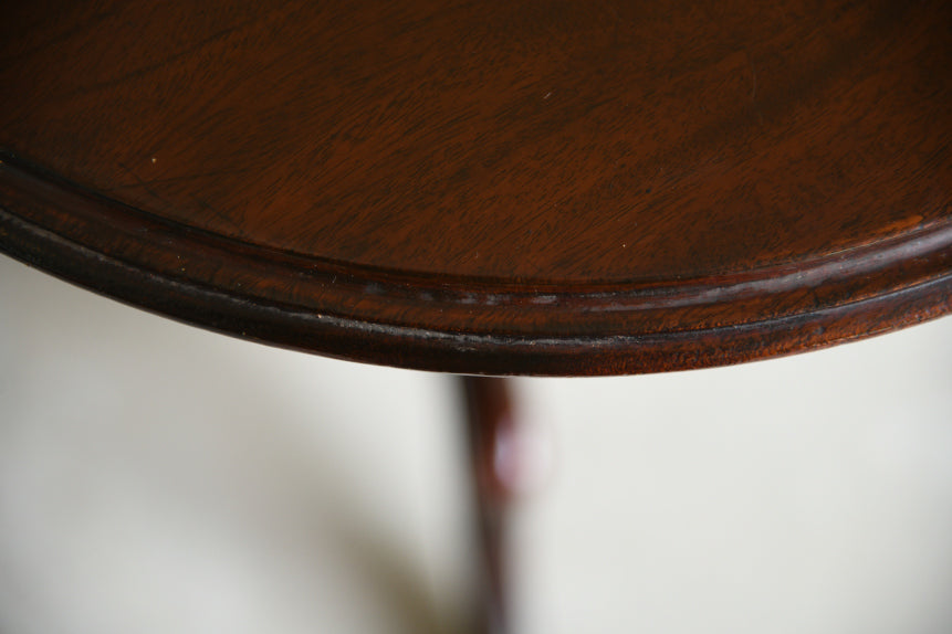 Antqiue Mahogany Occasional Tripod Table