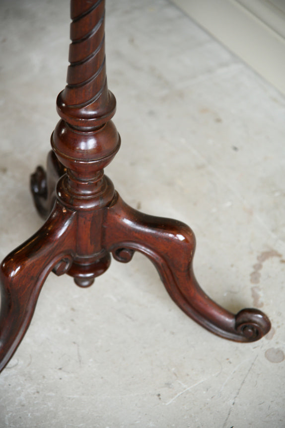 Antqiue Mahogany Occasional Tripod Table