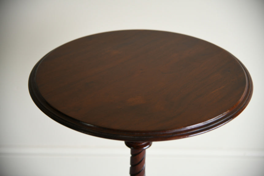 Antqiue Mahogany Occasional Tripod Table