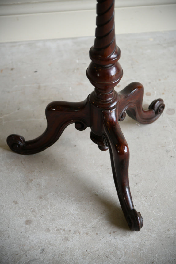 Antqiue Mahogany Occasional Tripod Table