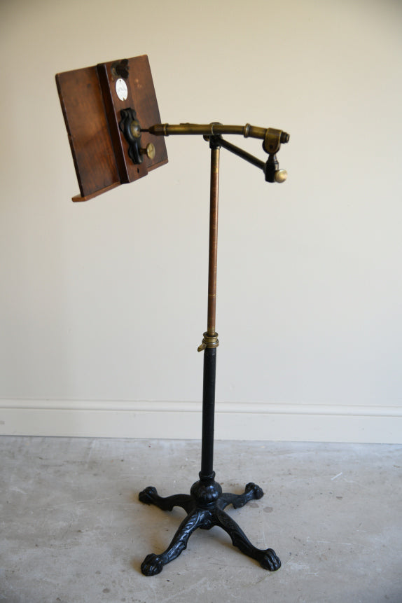 Antique Victorian Adjustable Reading Stand – Kernow Furniture