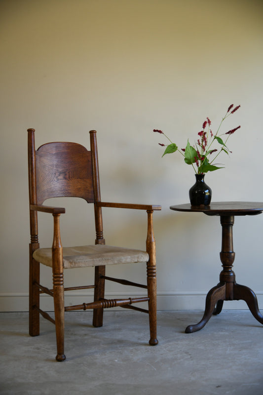 Arts & Crafts William Birch Oak Armchair