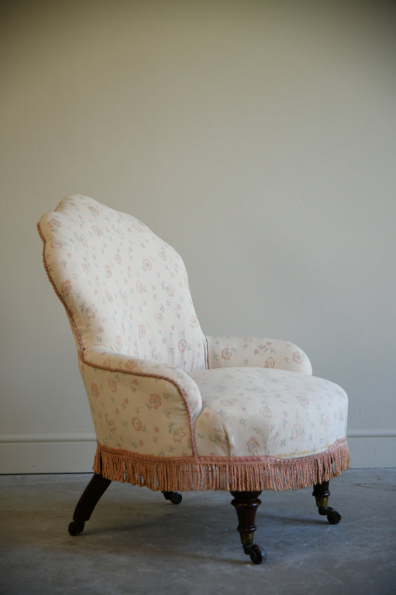 Antique Upholstered Occasional Chair