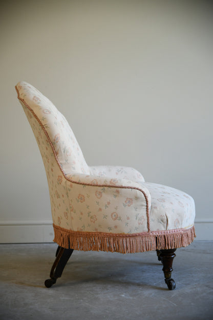 Antique Upholstered Occasional Chair