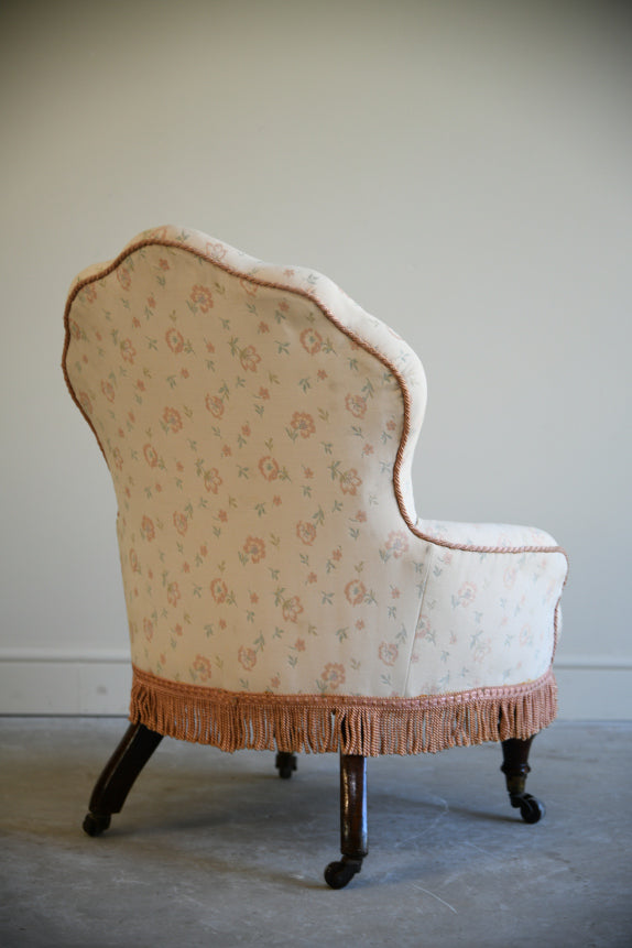 Antique Upholstered Occasional Chair