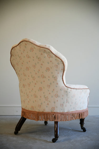 Antique Upholstered Occasional Chair