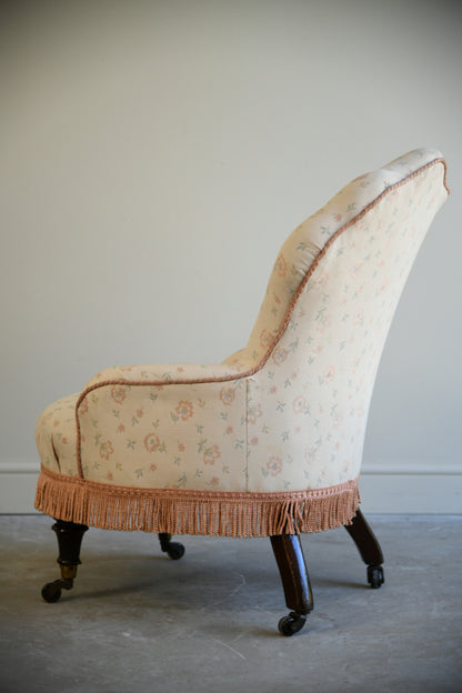 Antique Upholstered Occasional Chair