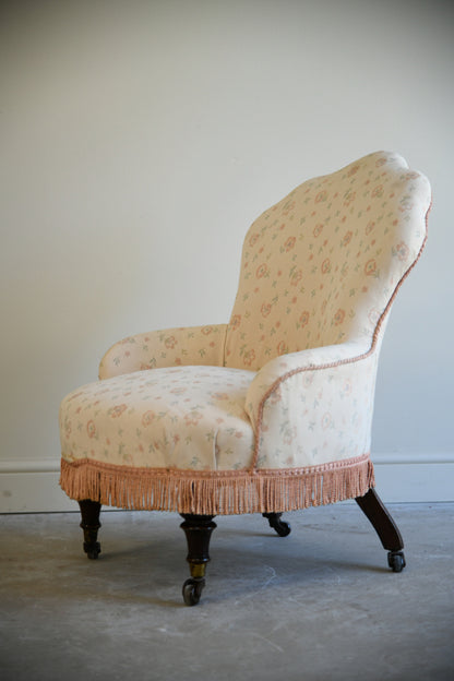 Antique Upholstered Occasional Chair