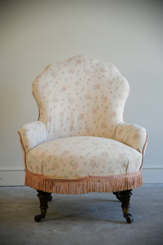 Antique Upholstered Occasional Chair