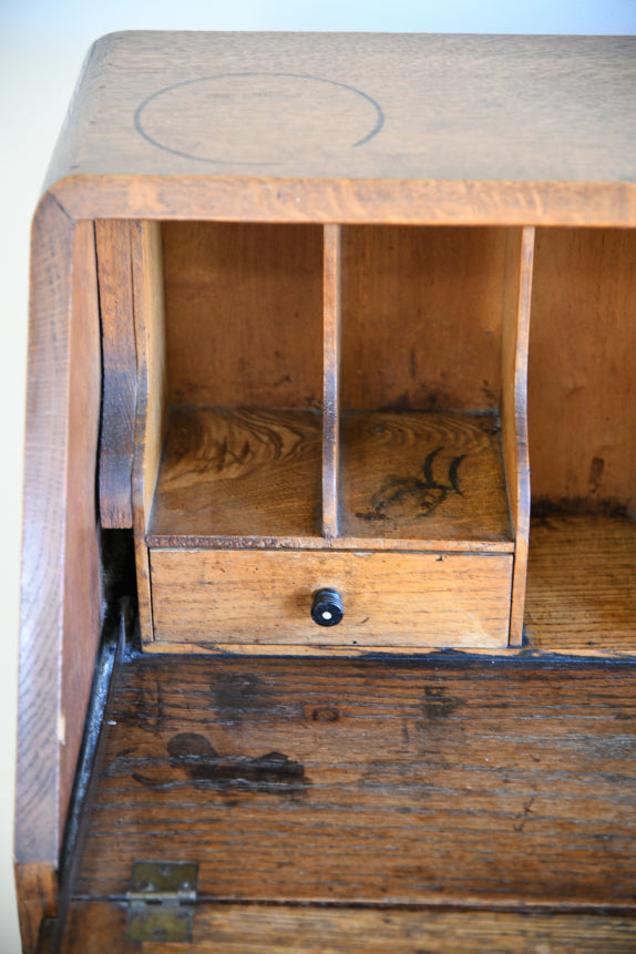 Vintage Oak Writing Bureau