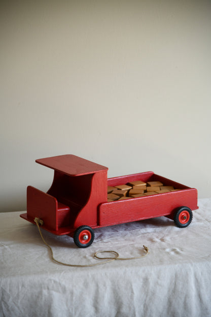 Vintage Scratch Built Childs Toy Truck