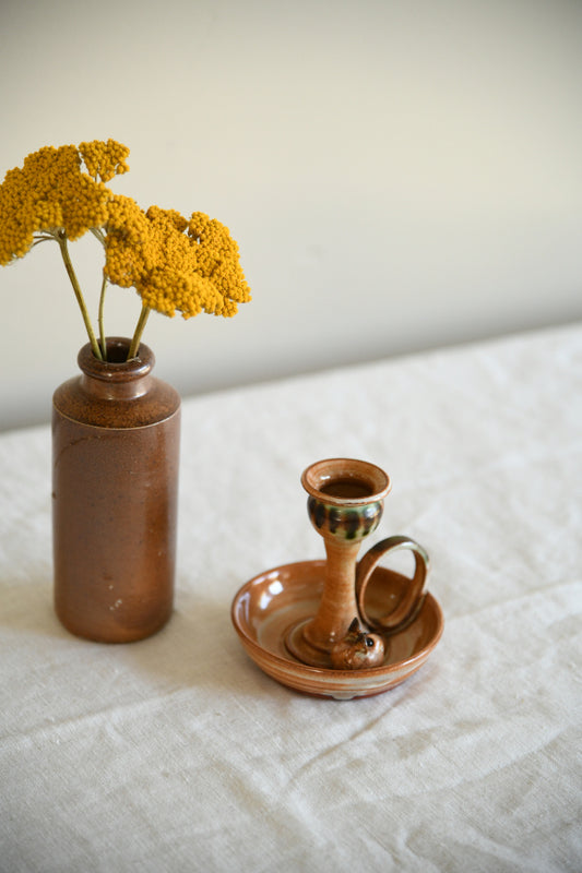 Vintage Geveor Pottery Candle Holder