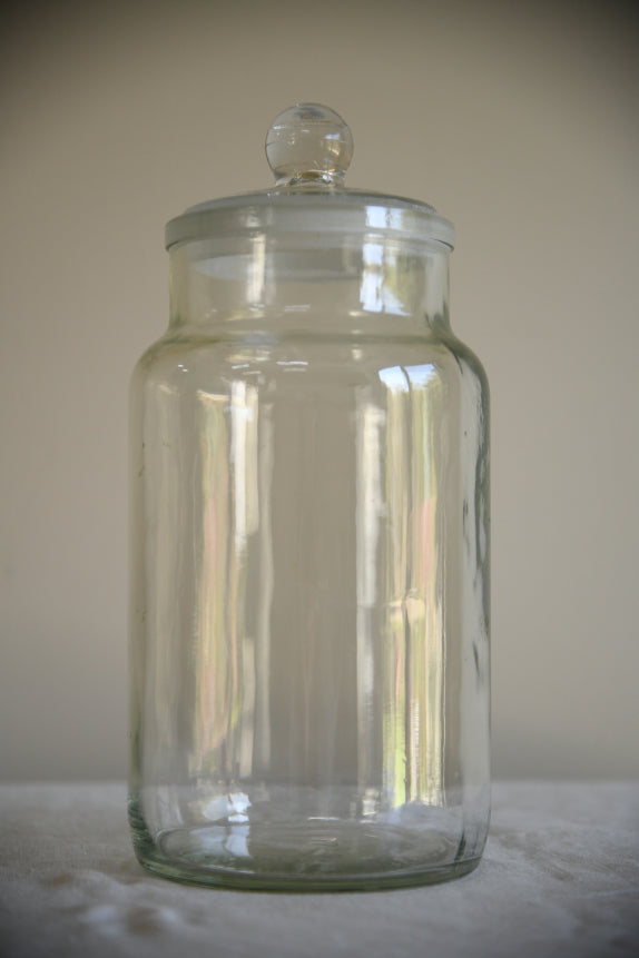 Vintage Large Glass Sweet Jar