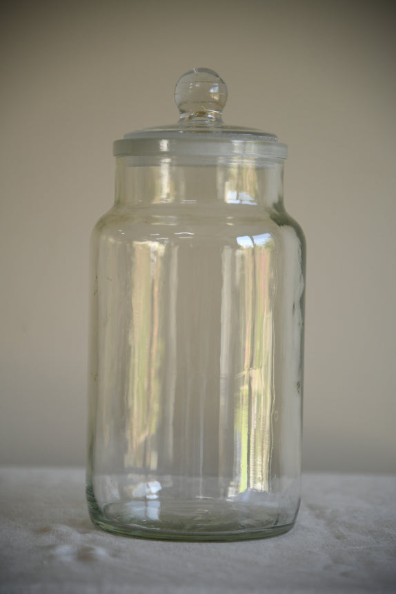 Vintage Large Glass Sweet Jar