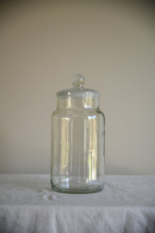 Vintage Large Glass Sweet Jar