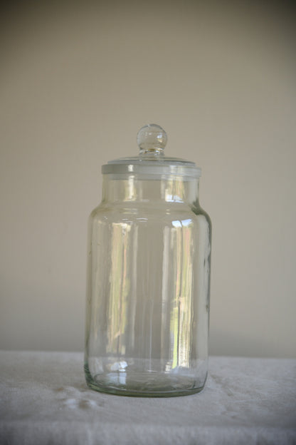 Vintage Large Glass Sweet Jar