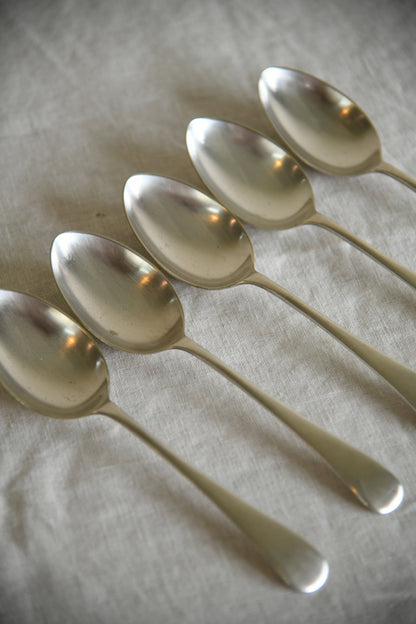 5 Vintage EPNS Dessert Spoons