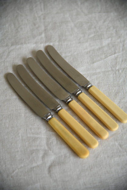 5 Vintage Butter Knives