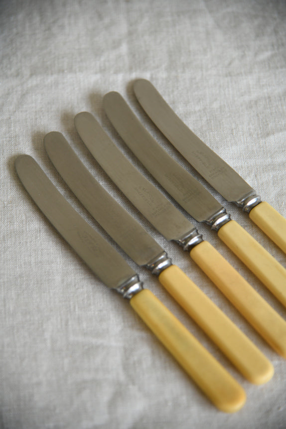 5 Vintage Butter Knives