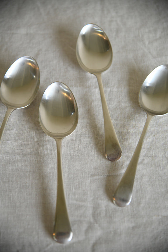 4 Vintage EPNS Tablespoons