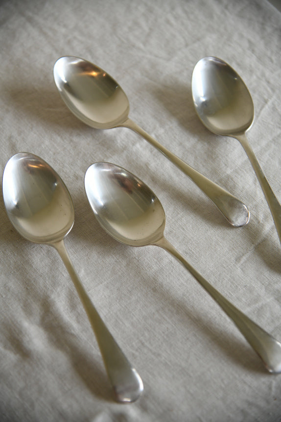 4 Vintage EPNS Tablespoons