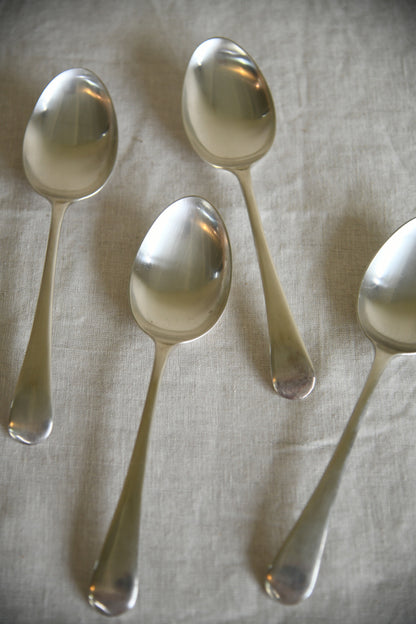 4 Vintage EPNS Tablespoons