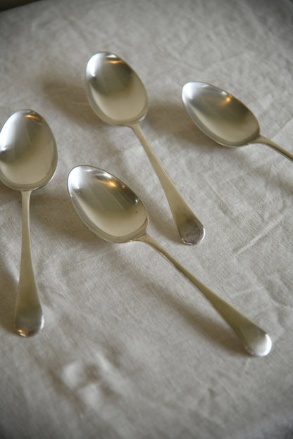 4 Vintage EPNS Tablespoons