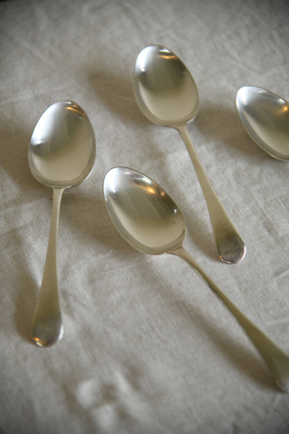 4 Vintage EPNS Tablespoons