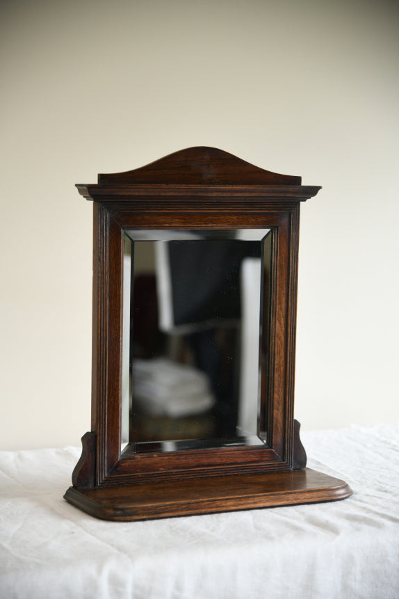 Small Oak Shaving Mirror