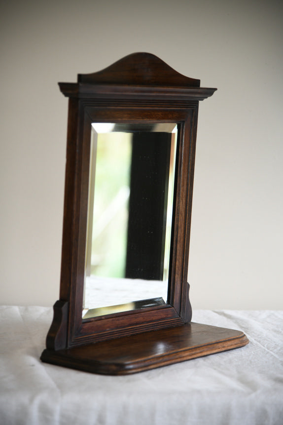 Small Oak Shaving Mirror