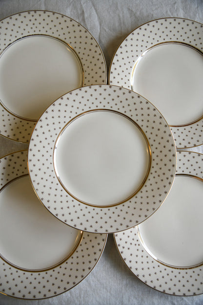 6 Vintage John Maddock Ivory Ware Breakfast Plate