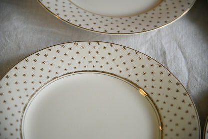 6 Vintage John Maddock Ivory Ware Breakfast Plate