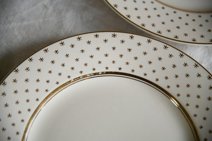 6 Vintage John Maddock Ivory Ware Breakfast Plate