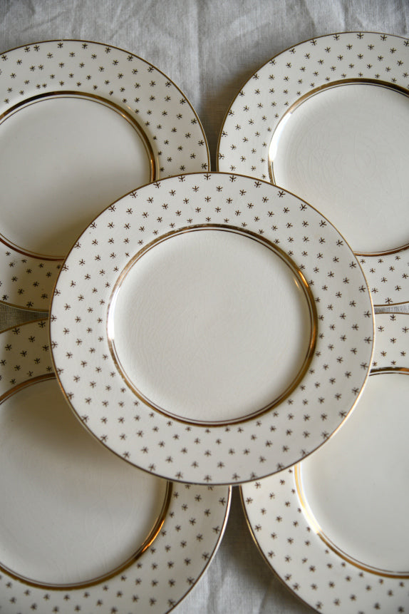 5 John Maddock Ivory Ware Breakfast Plates