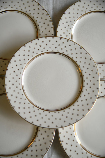 5 John Maddock Ivory Ware Breakfast Plates