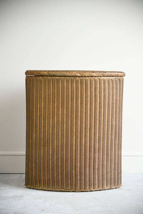 Vintage Gold LLoyd Loom Corner Linen Basket – Kernow Furniture