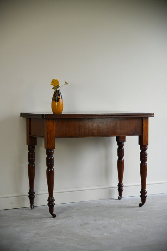 Antique Mahogany Tea Table