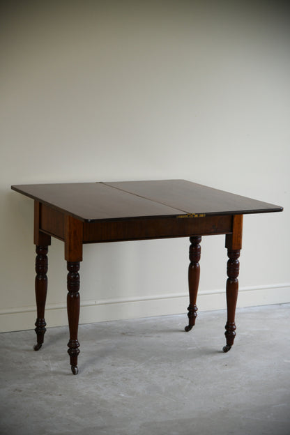 Antique Mahogany Tea Table