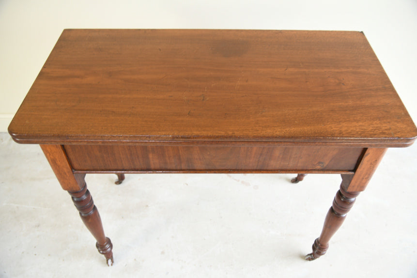 Antique Mahogany Tea Table