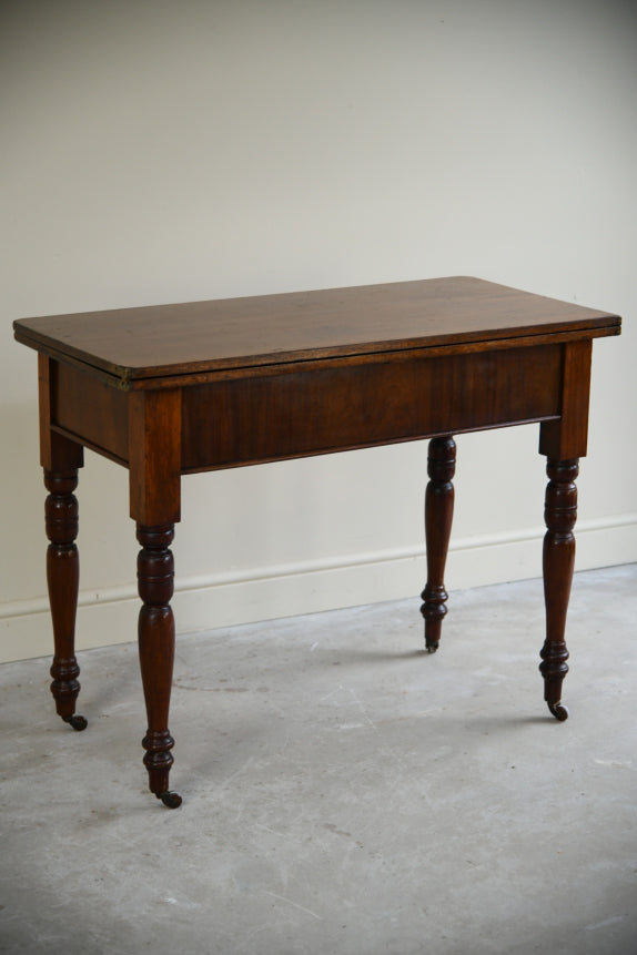 Antique Mahogany Tea Table