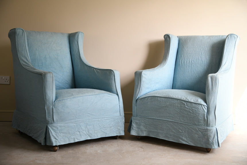 Pair Early 20th Century Armchairs