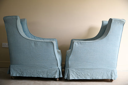 Pair Early 20th Century Armchairs