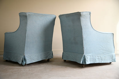 Pair Early 20th Century Armchairs