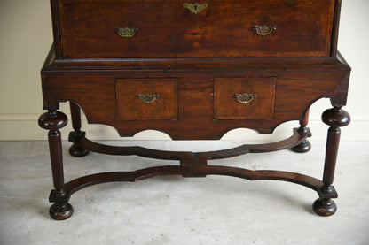 Antique Walnut Chest on Stand